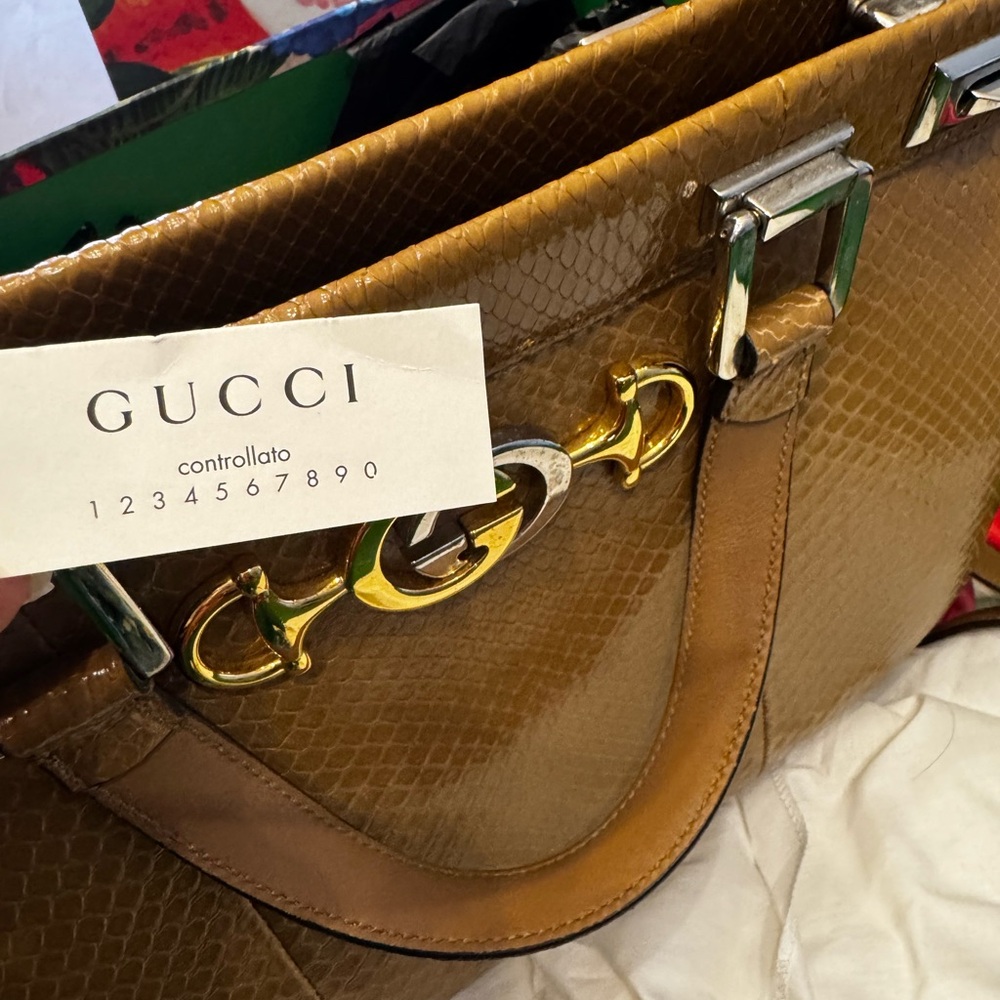 Gucci Python Purse - Picture 2 of 8